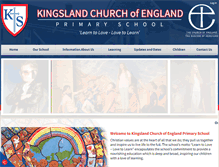 Tablet Screenshot of kingslandceprimary.com